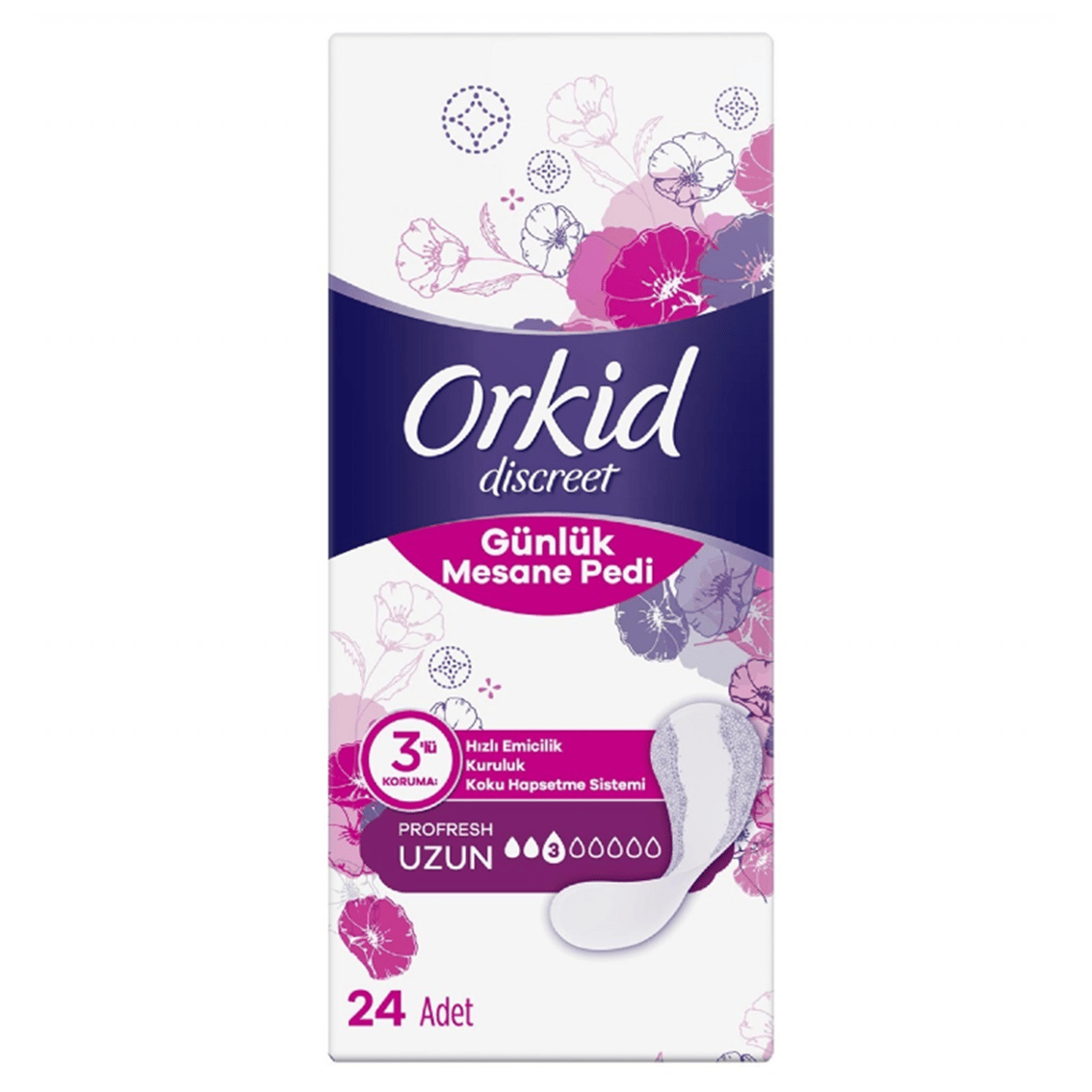 ORKID MESANE PEDİ UZUN 24'LÜ