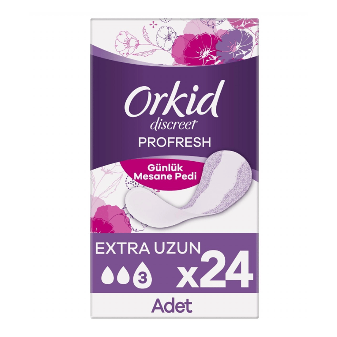 ORKID MESANE PEDİ UZUN 24'LÜ