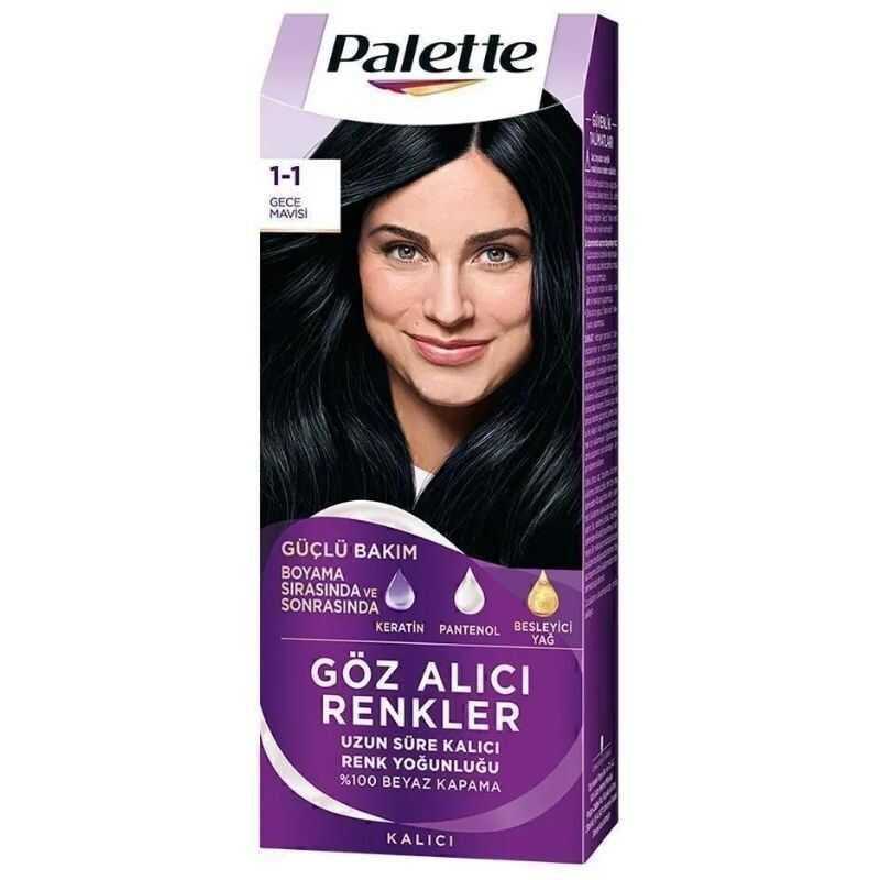 Palette Göz Alıcı Renkler 1-1 Gece Mavisi 50Ml