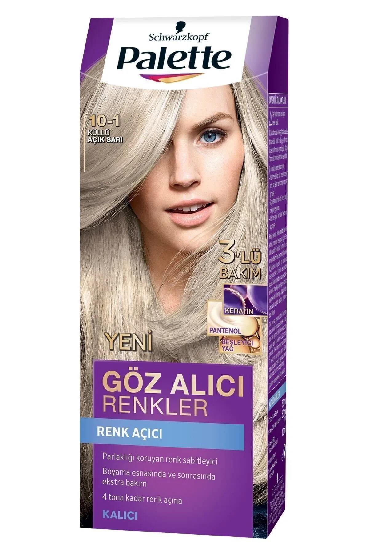 Palette Göz Alıcı Renkler 10-1 Küllü Açık Sarı 50Ml
