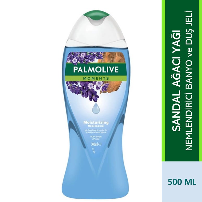 PALMOLİVE MOMENTS DUŞ JELİ MOISTURISING SANDAL AĞACI VE LAVANTA 500 ML