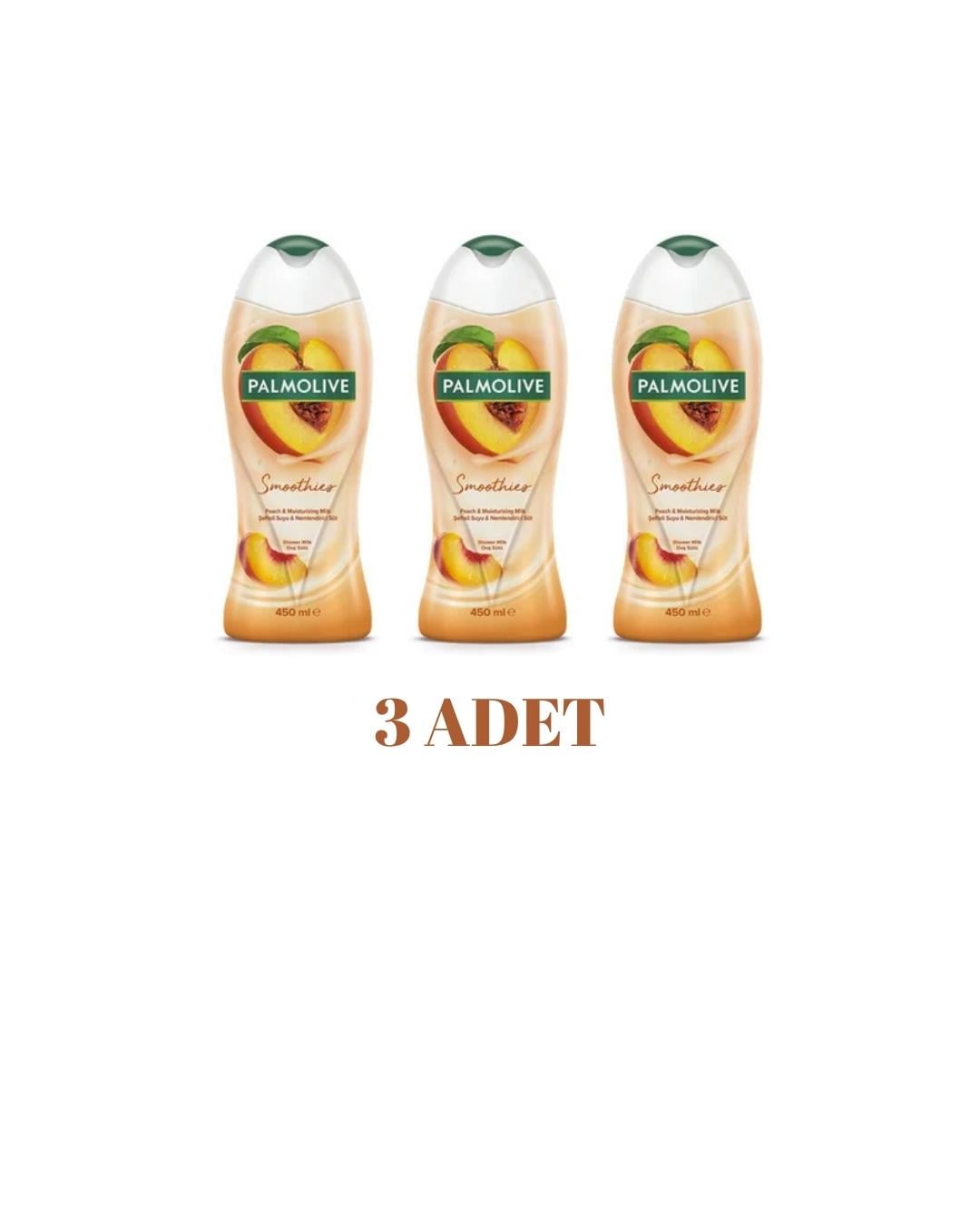 Palmolive Smoothies Şeftali Kokulu Banyo ve Duş Jeli 450x3 3'Lü