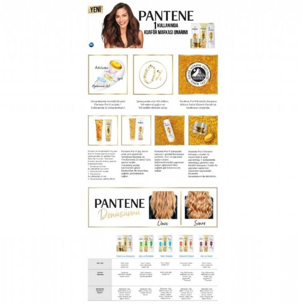 PANTENE KEPEĞE KARŞI ETKİLİ ŞAMPUAN 1/1 350ML 