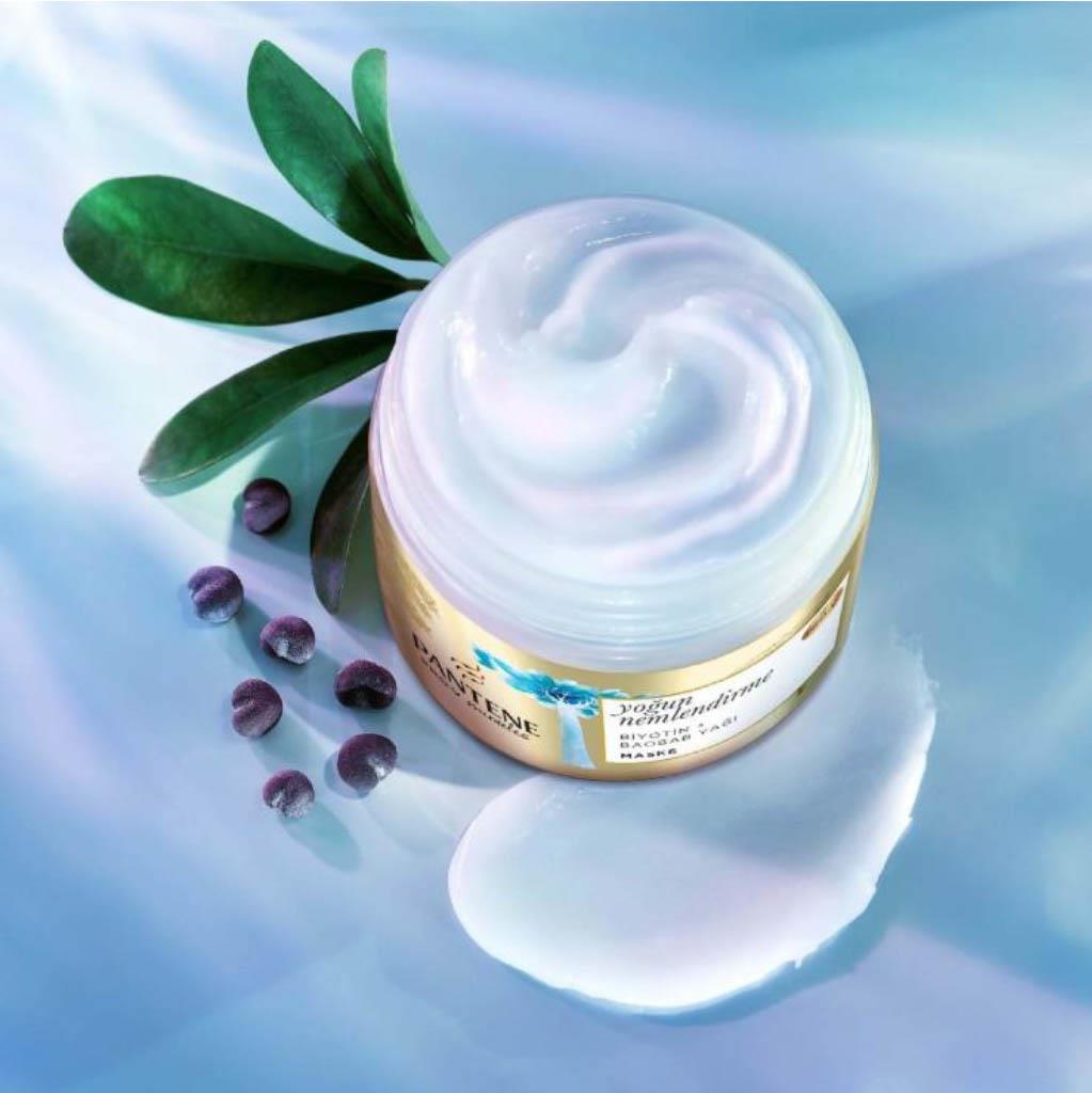 PANTENE MIRACLES HYDRA GLOW YOĞUN NEM SAÇ MASKESİ 160ML
