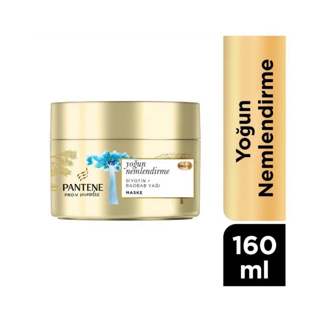 PANTENE MIRACLES HYDRA GLOW YOĞUN NEM SAÇ MASKESİ 160ML