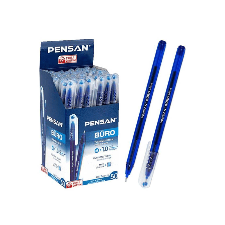 PENSAN TÜKENMEZ KALEM 50'Lİ MAVİ