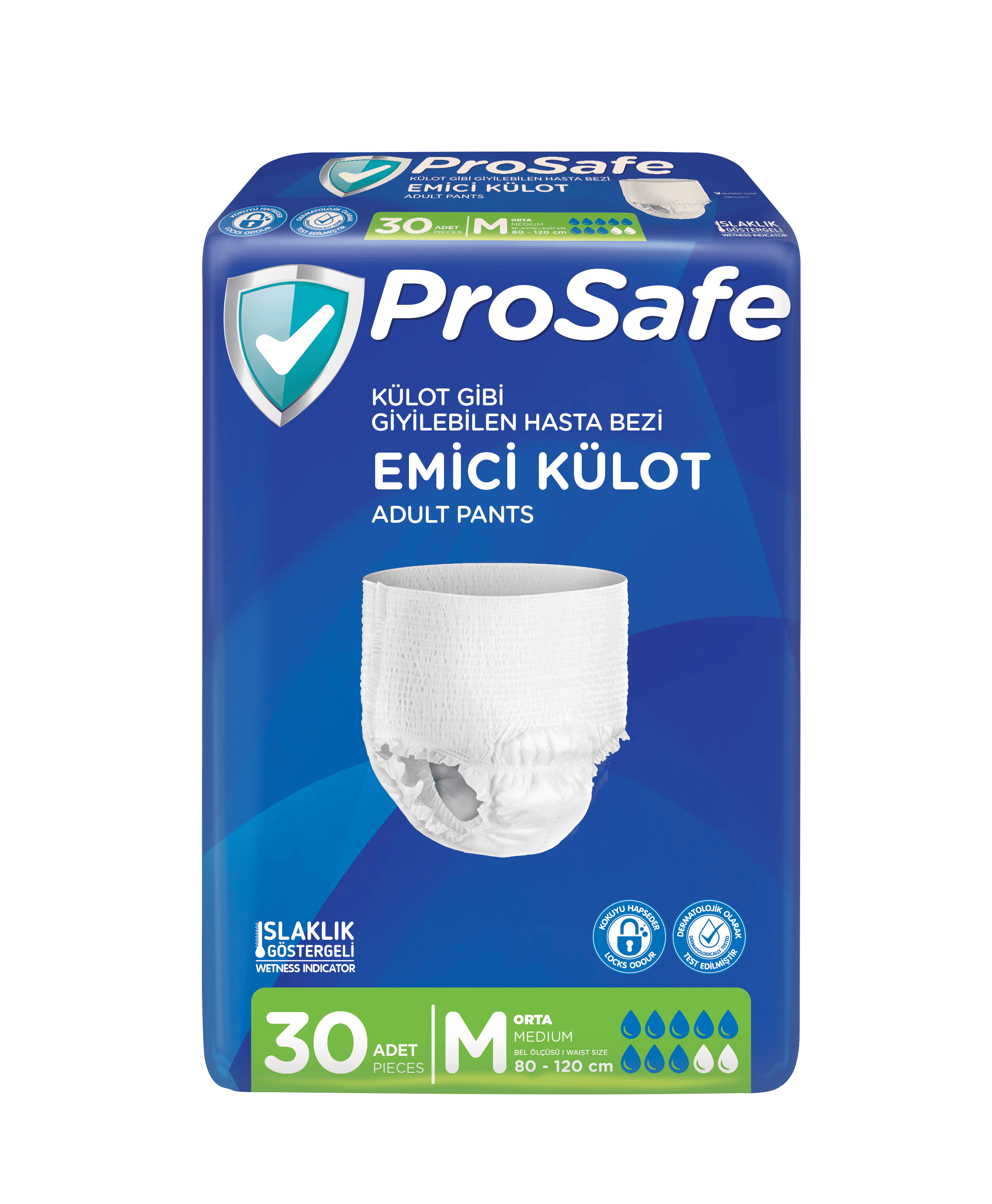 PROSAFE EMİCİ KÜLOT M BOY 30LU