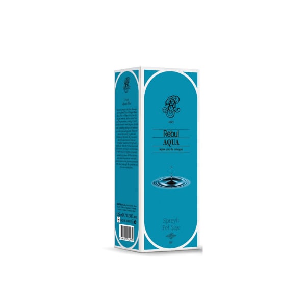 Rebul Kolonya Aqua Spreyli Pet Kutulu 125 Ml
