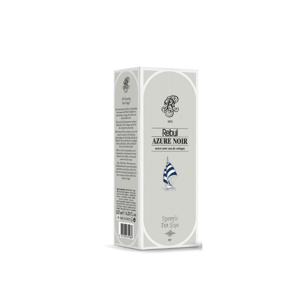 Rebul Kolonya Azure Noir Spreyli Pet Kutulu 125 Ml