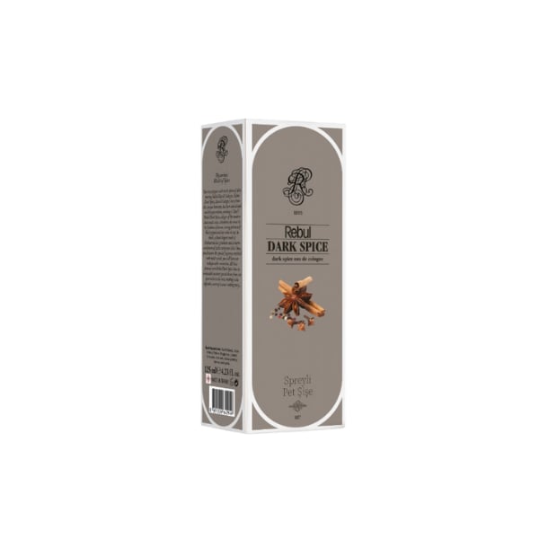 Rebul Kolonya Dark Spice Spreyli Pet Kutulu 125 Ml