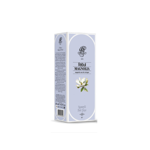 Rebul Kolonya Magnolia Spreyli Pet Kutulu 125 Ml