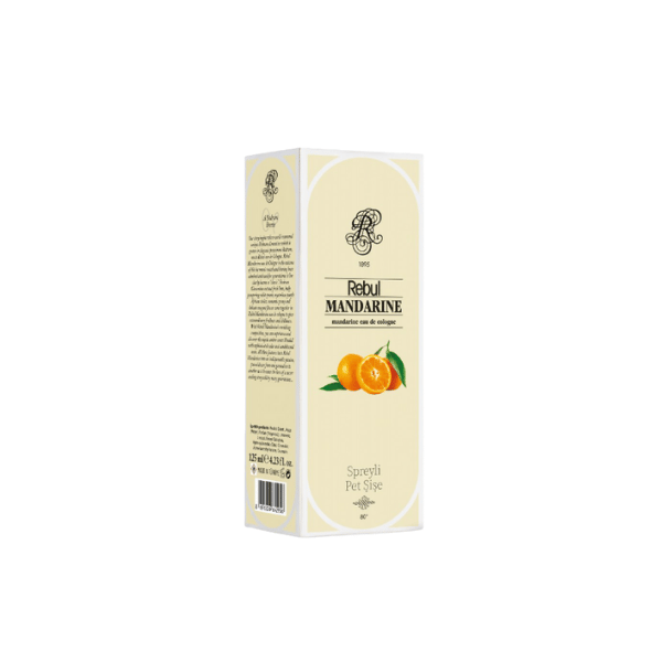Rebul Kolonya Mandarine Spreyli Pet Kutulu 125 ML