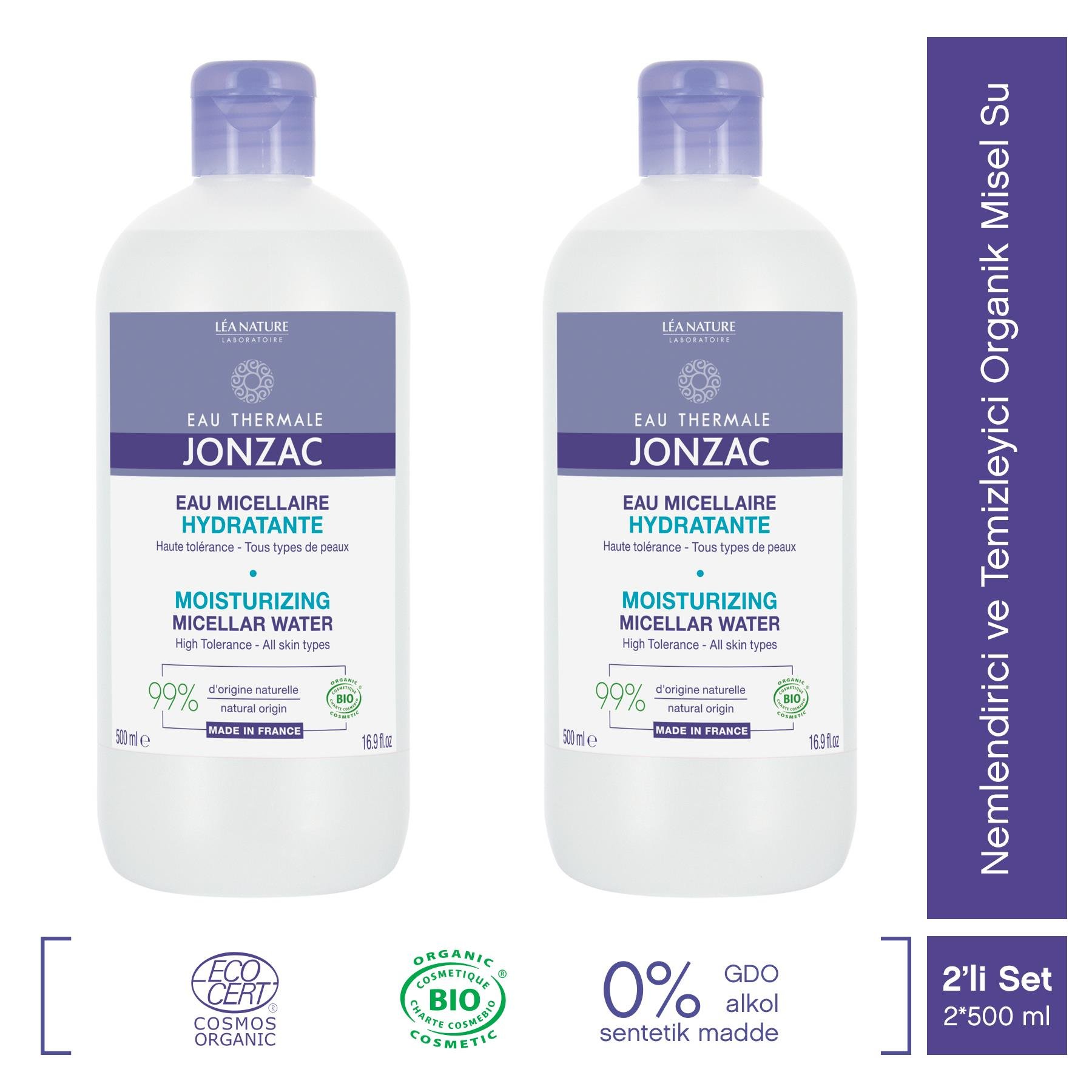 Rehydrate Nemlendirici ve Temizleyici Organik Misel Su 2x500ml