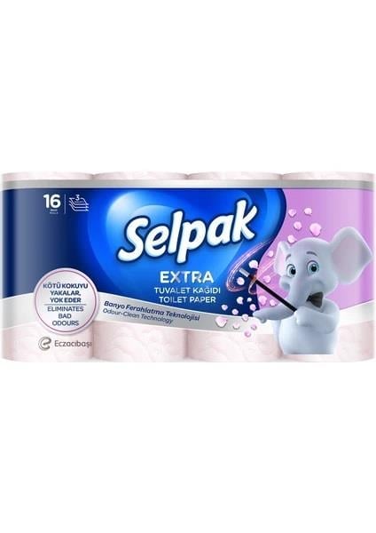 SELPAK EXTRA TUVALET KAĞIDI  16’LI BANYO FERAHLATMA