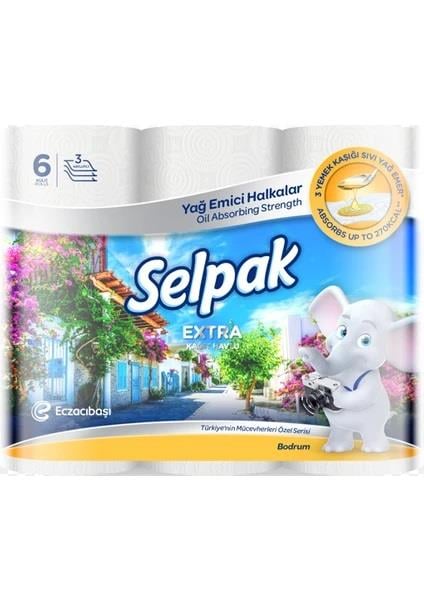 SELPAK YAG EMİCİ KAĞIT HAVLU 6’LI EKONOMİK PAKET