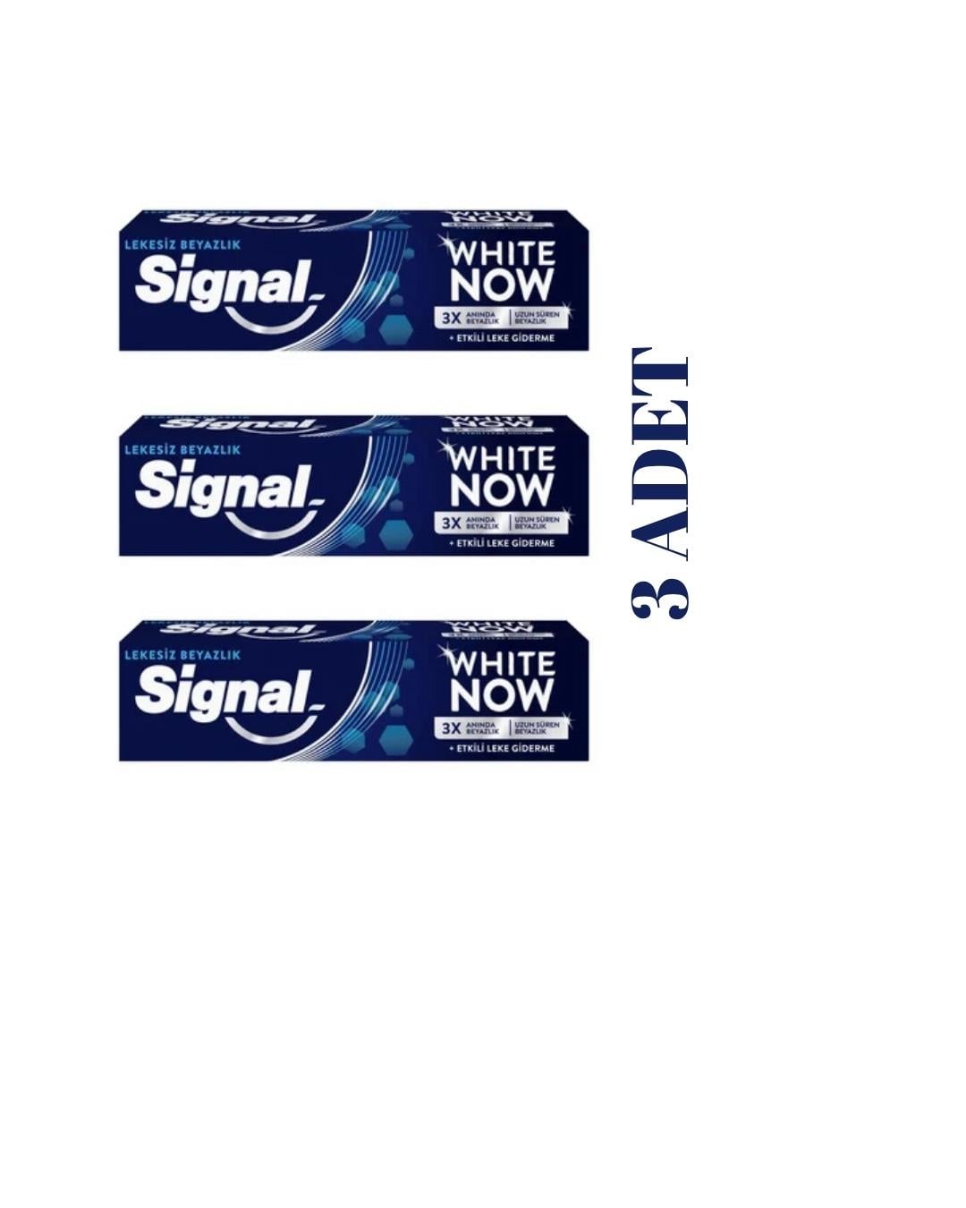 Signal White Now Lekesiz 75 Ml x 3 Adet