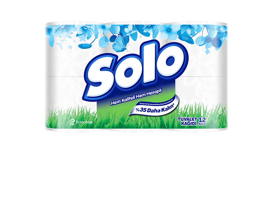 Solo Tuvalet Kağıdı Bambu 12'Li