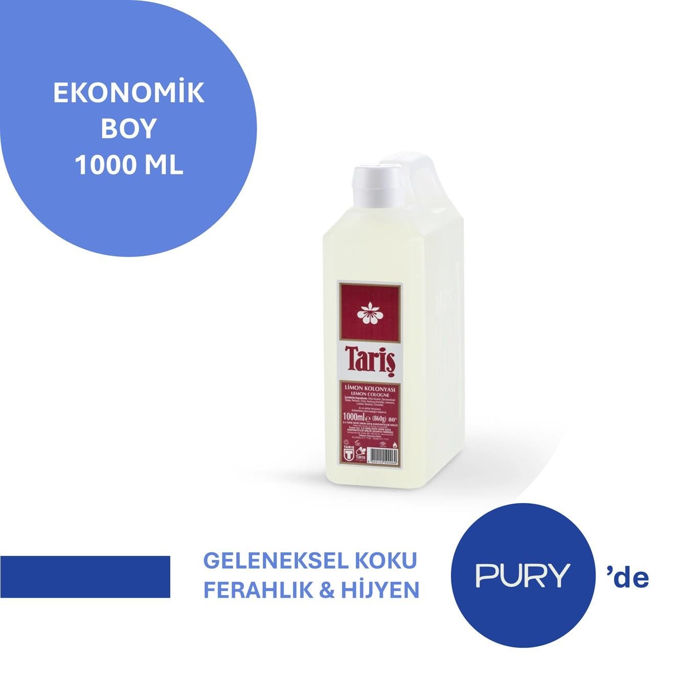 TARİŞ LİMON KOLONYASI 1000 Ml 