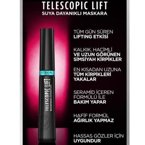 TELESCOPIC LIFT SUYA DAYANIKLI MASKARA
