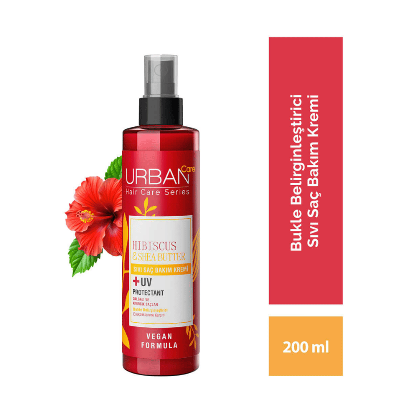 Urban Care Curl Hibiscus Water ve She Butter Sıvı Saç Kremi 200 Ml