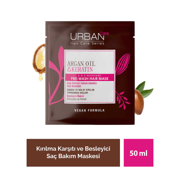 Urban Care Sachet Argan Oil&Keratin Saç Maskesi 50 Ml