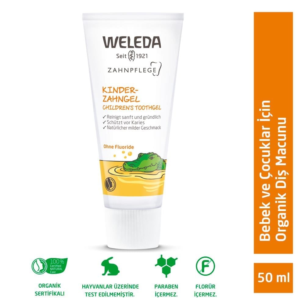 Weleda Bebek ve Çocuklar için Organik Diş Macunu 50ml 