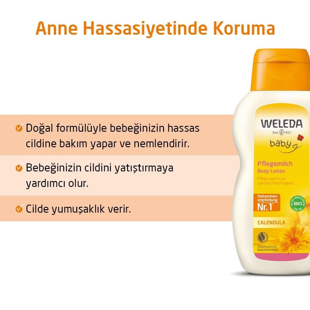 Weleda Calendula Organik Nemlendirici Vücut Losyonu