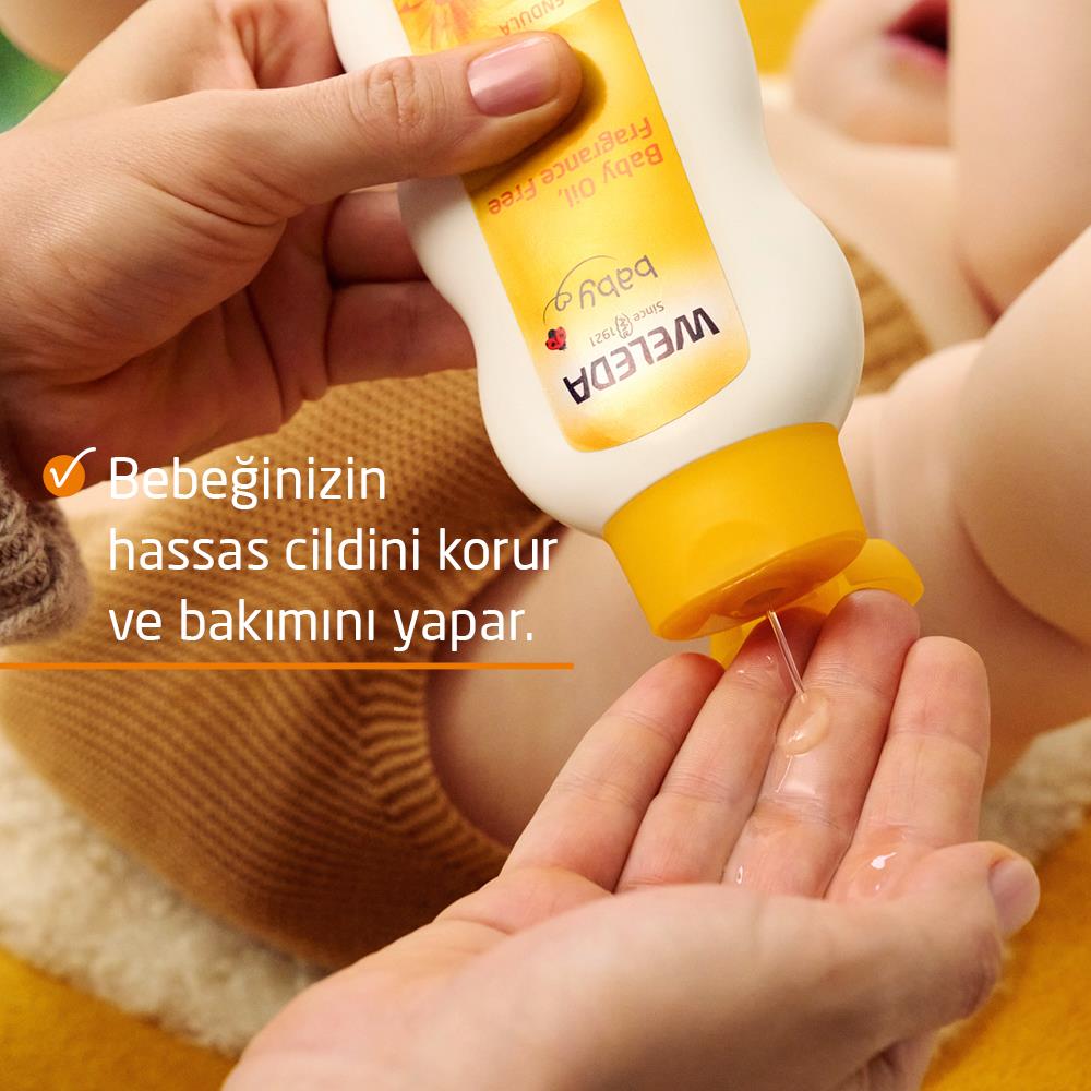 Weleda Doğal Bebek Ürünleri - Calendula Özlü Organik Parfümsüz Bebek Yağı 200 ML 
