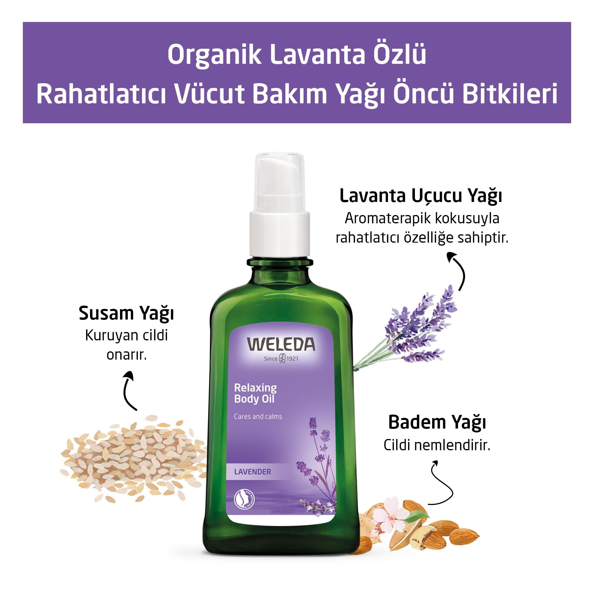 Weleda Lavandel Entspannungs-Öl Bakım Yağı