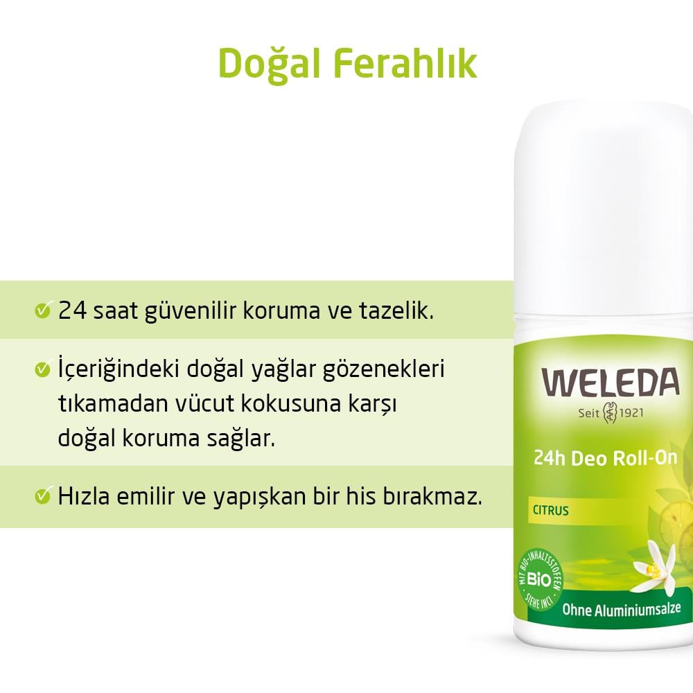 Weleda Limon Özlü Doğal Roll-On Deodorant