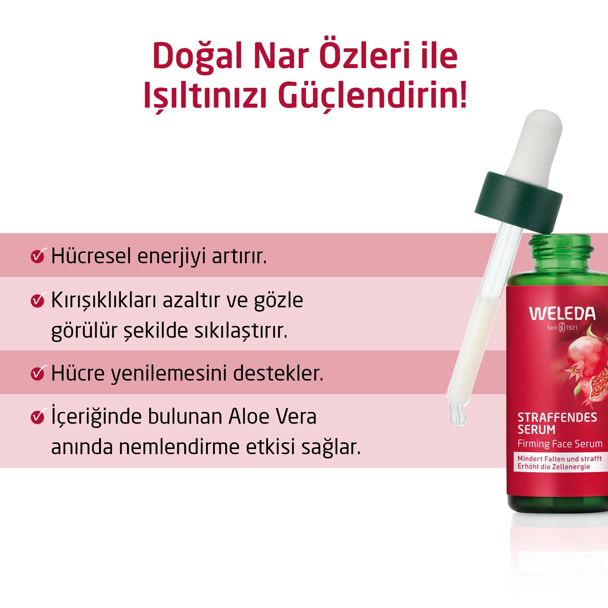 WELEDA NAR ÖZLÜ YÜZ SERUMU 30 ML