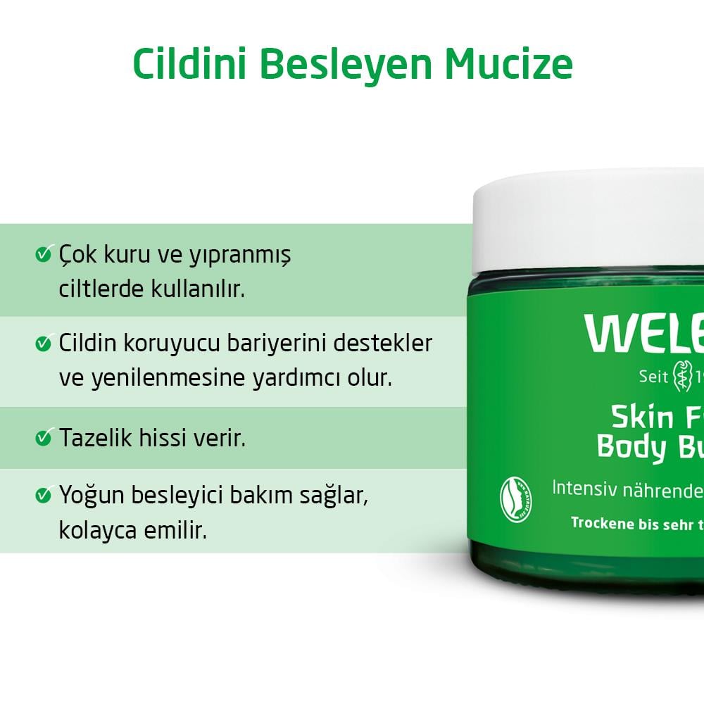 Weleda Skin Food Body Butter Organik Vücut Bakım Kremi 150ml 
