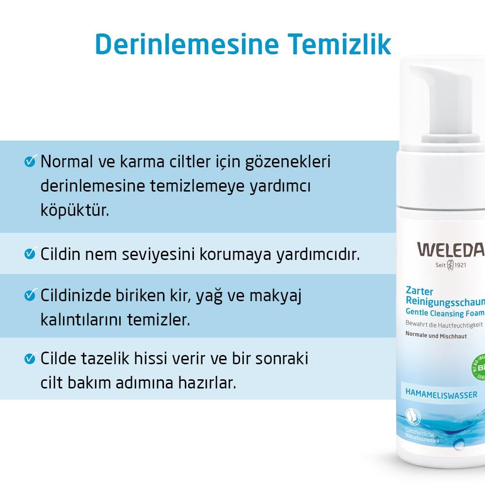 Weleda Yüz Temizleme Köpüğü 150ml - Yeni