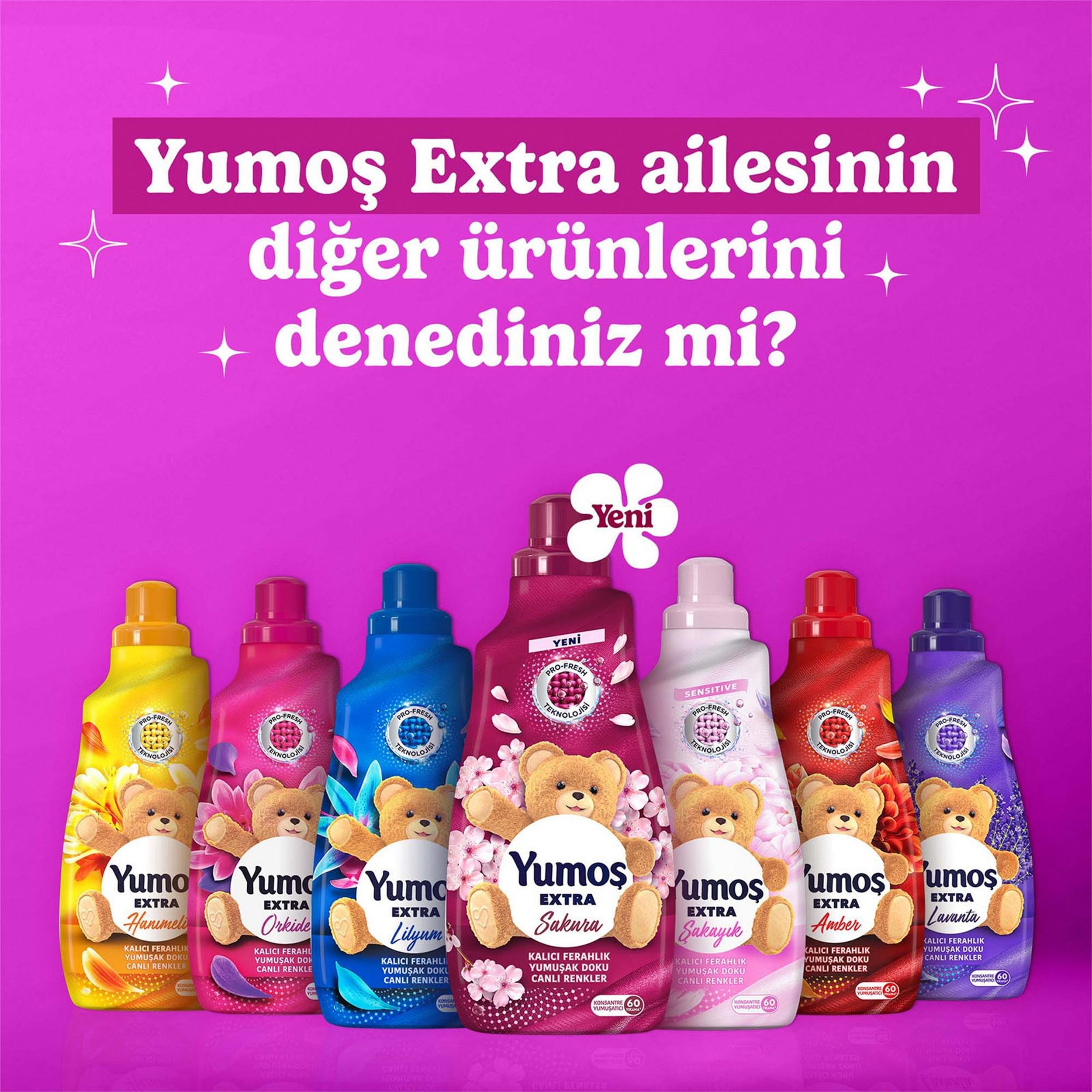 YUMOS EXTRA LİLYUM ÇAMAŞIR YUMUŞATICISI 1440 ML