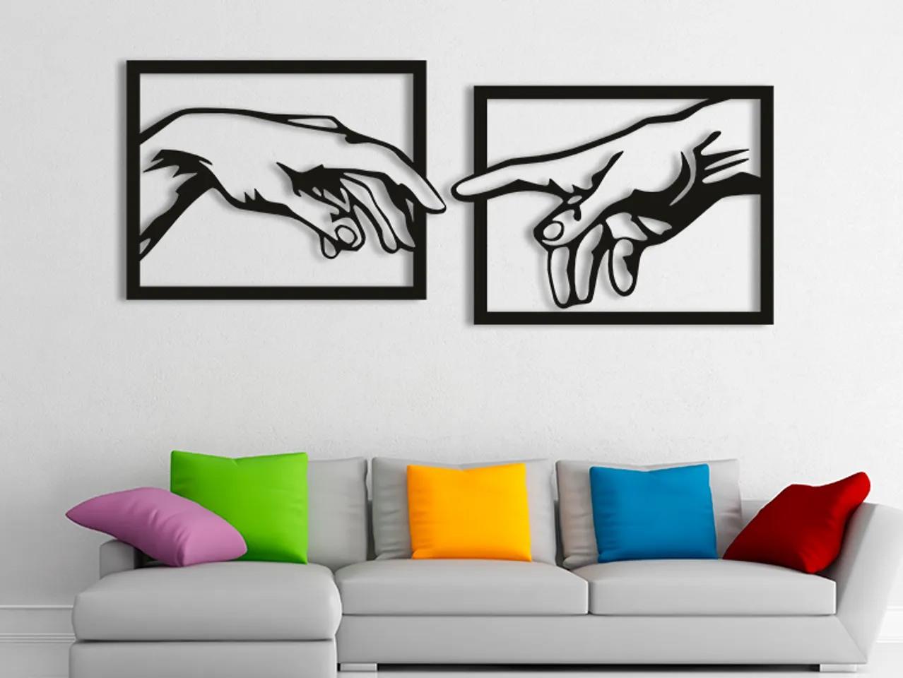  Odi3d Hands Duvar Süsü