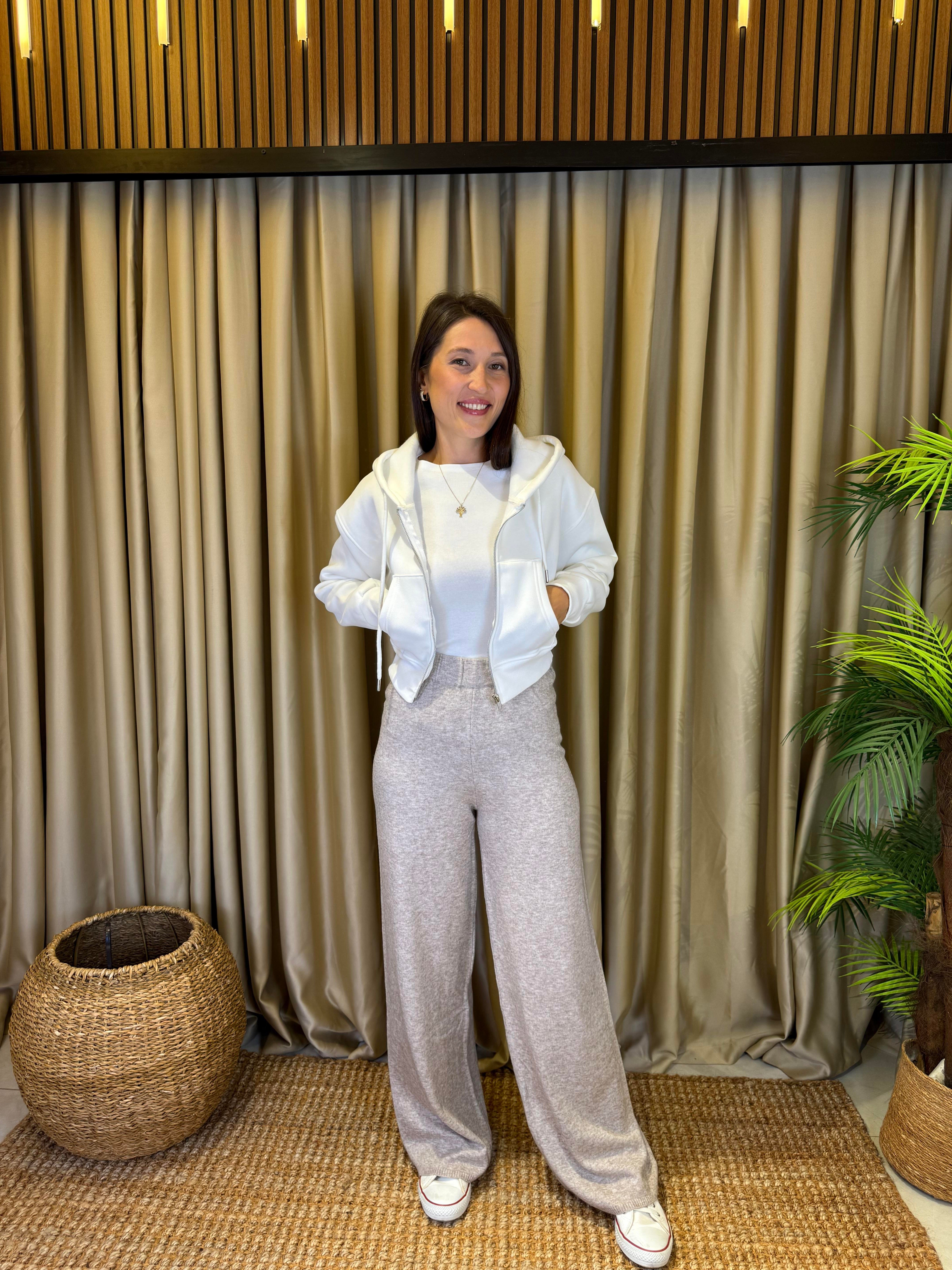 FERMUARLI CROP SWEATSHIRT