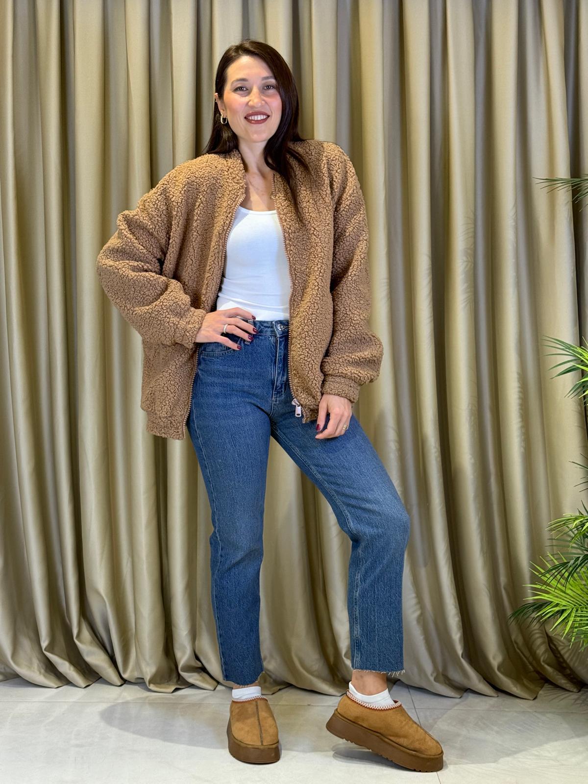 KIVIRCIK CAMEL RENK BOMBER CEKET