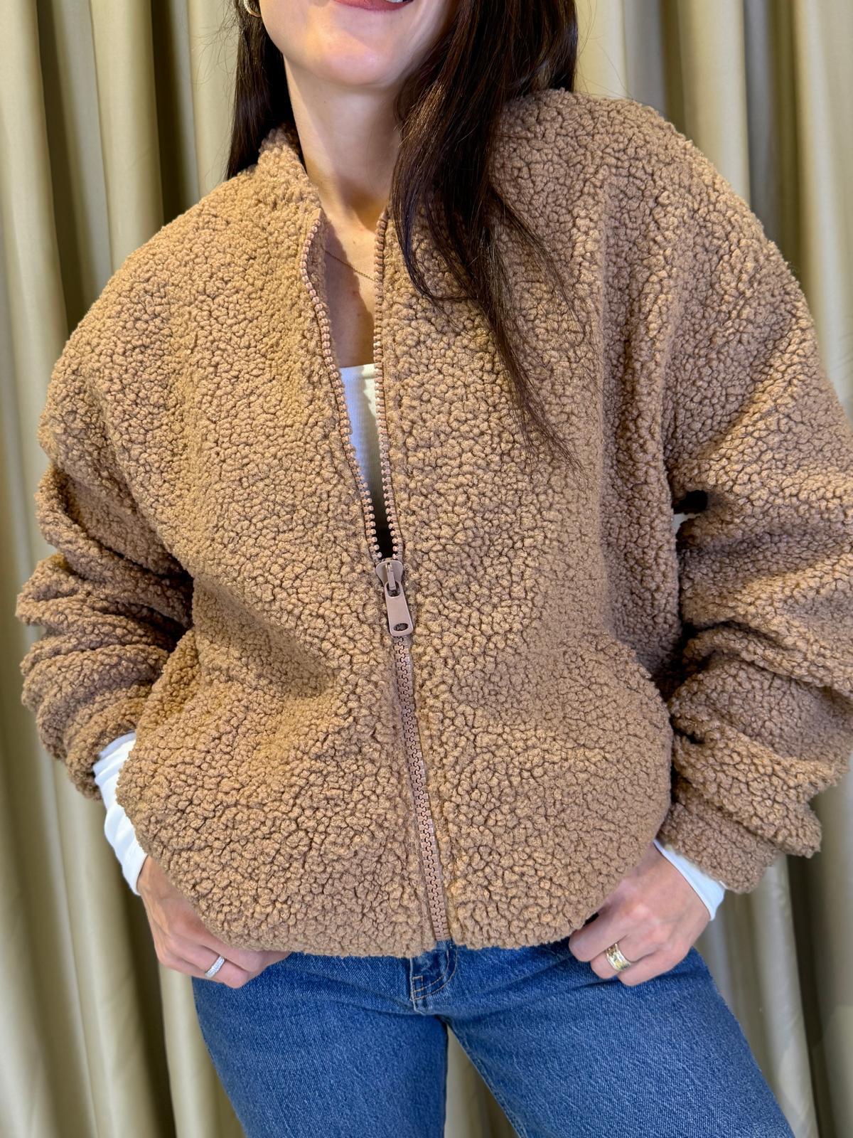 KIVIRCIK CAMEL RENK BOMBER CEKET