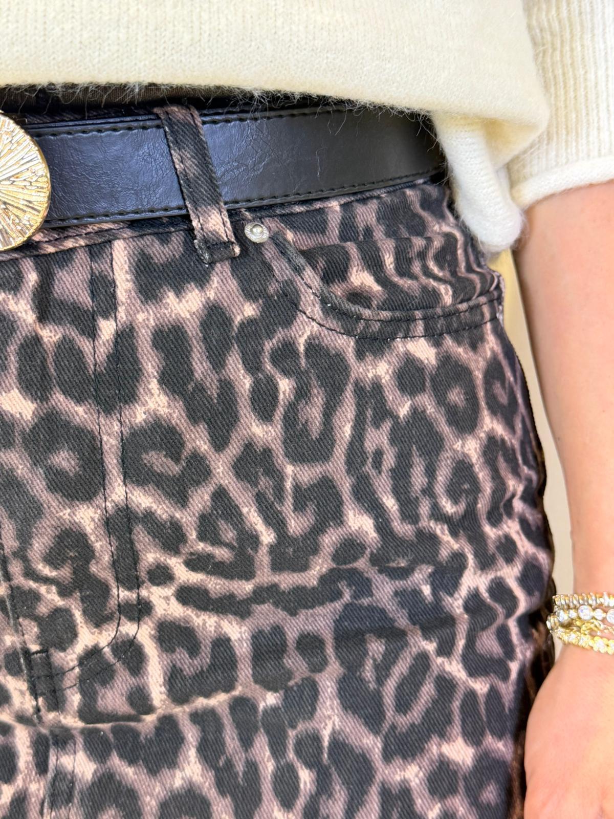 LEOPAR MİNİ ETEK