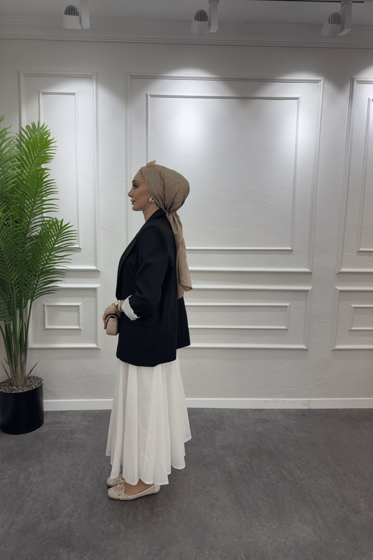 Poliviskon Blazer - Siyah