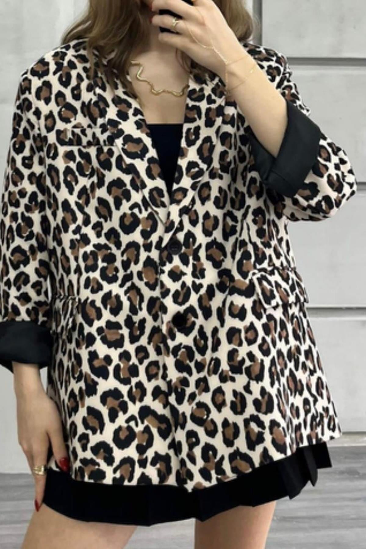 Leopar Ceket
