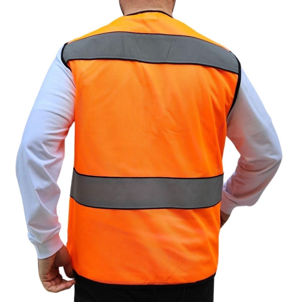 Formteks 7 Cm Reflektörlü Fileli   Mühendis Tipi  Uyarı Yelek 