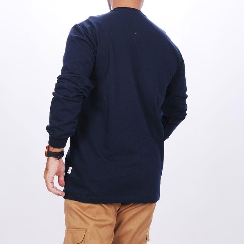 Formteks İş Sweatshirt Bisiklet Yaka Lacivert