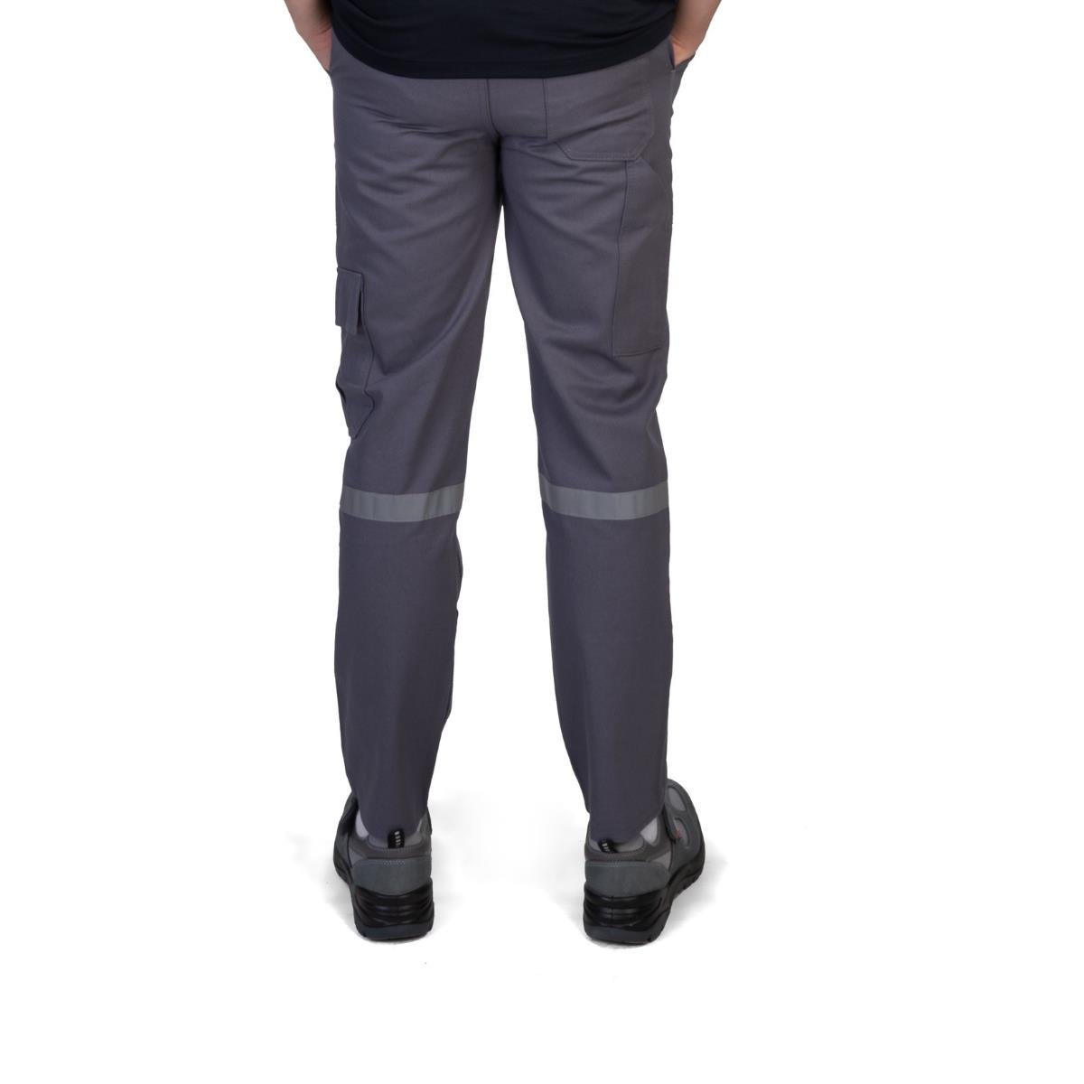 Formteks Kargo Pantolon 16/12 Gabardin Reflektörlü Gri