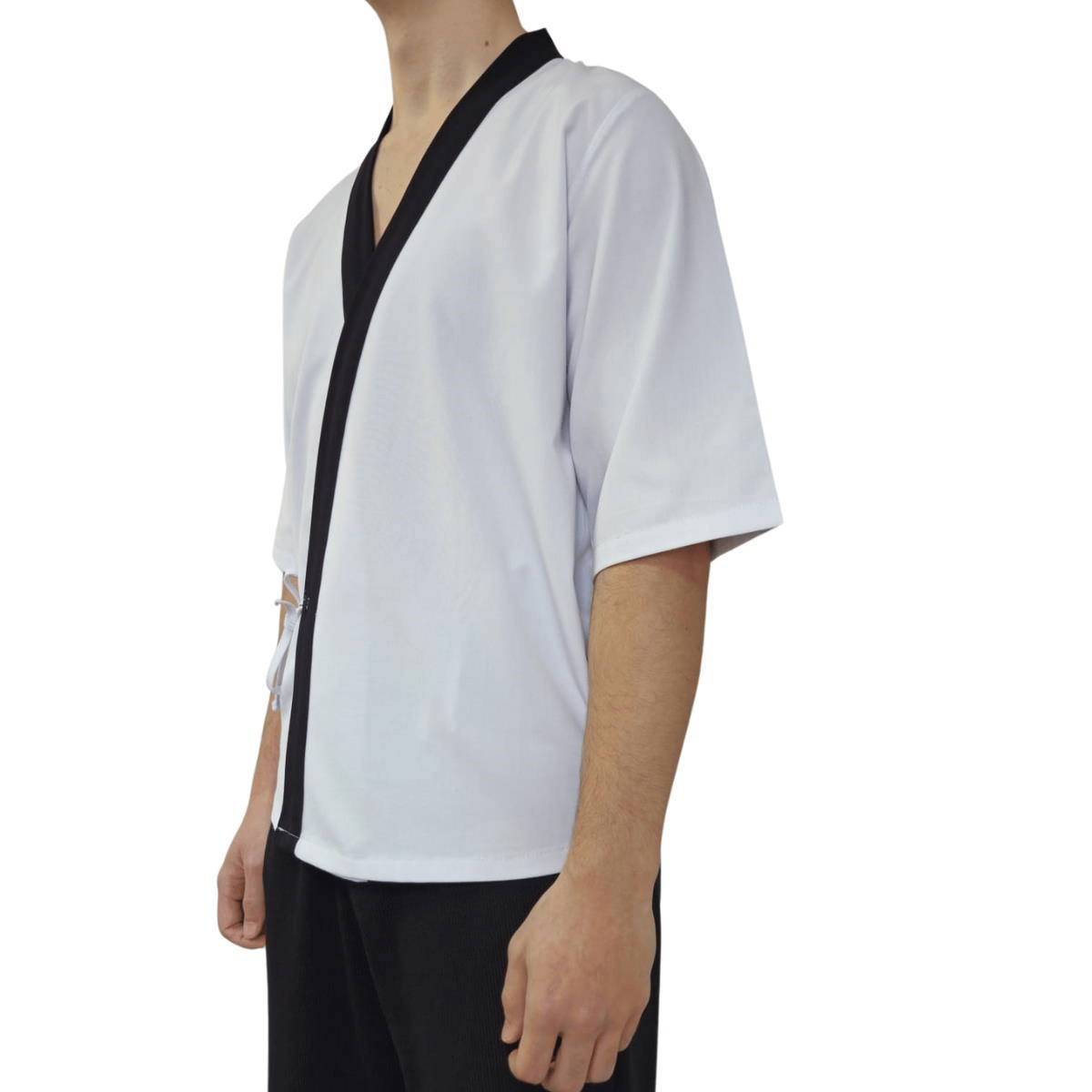 Formteks Sushi Şef Kimono Ceketi  Beyaz Siyah