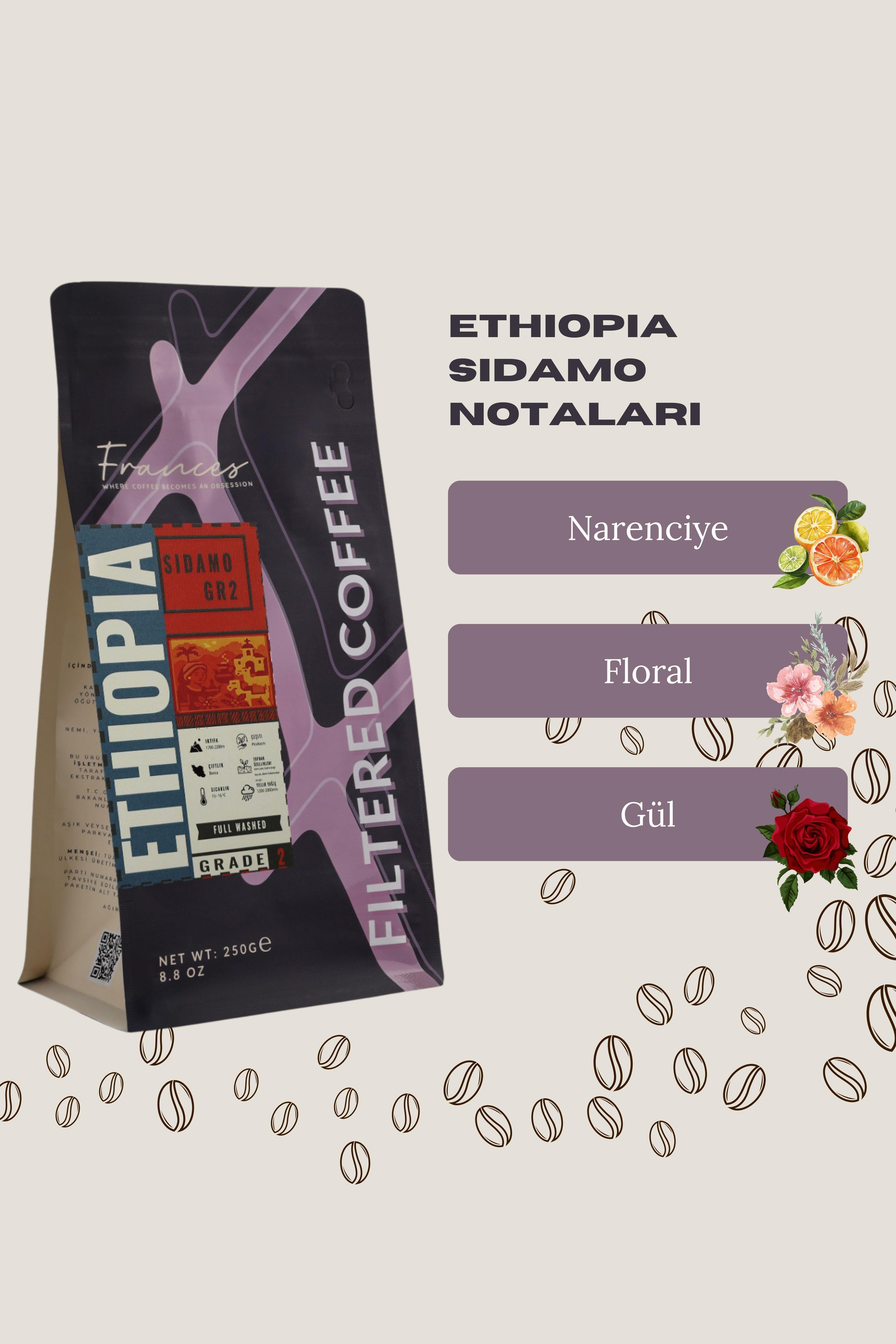 %100 Arabica Ethiopia | Öğütülmüş Filtre Kahve | 250g | Canlı Asidite