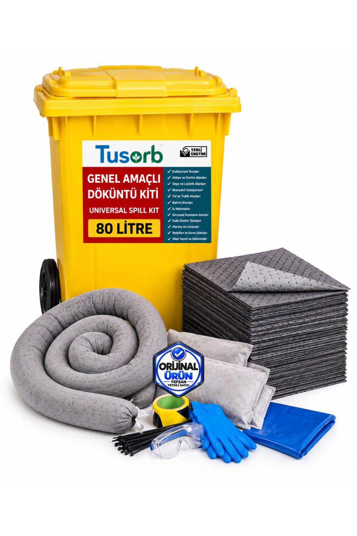 Genel Amaçlı Döküntü Kiti 80 Litre GDK-15