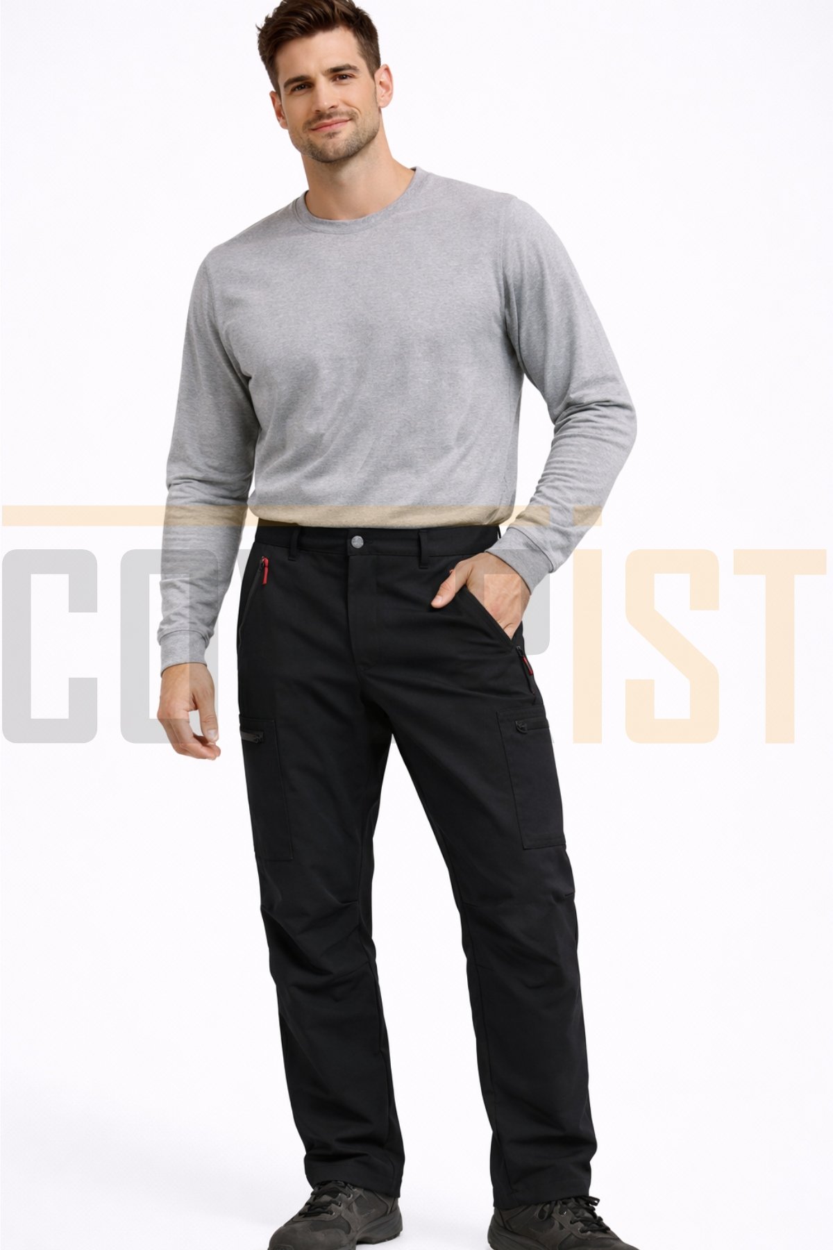 Su ve Rüzgar Geçirmez Softshell Erkek Pantolon