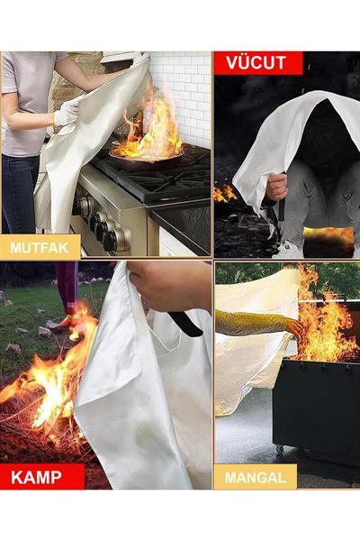 Yangın Söndürme Battaniyesi Çantalı 100x150 Cm Sertifikalı