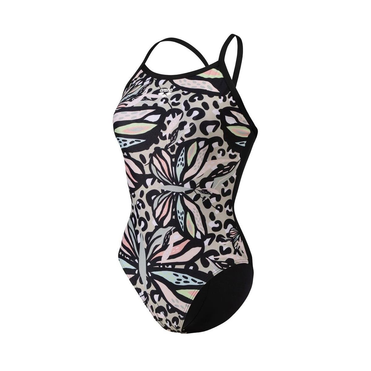Arena Butterflies Swimsuit Light Kadın Yüzücü Mayosu - 007220550